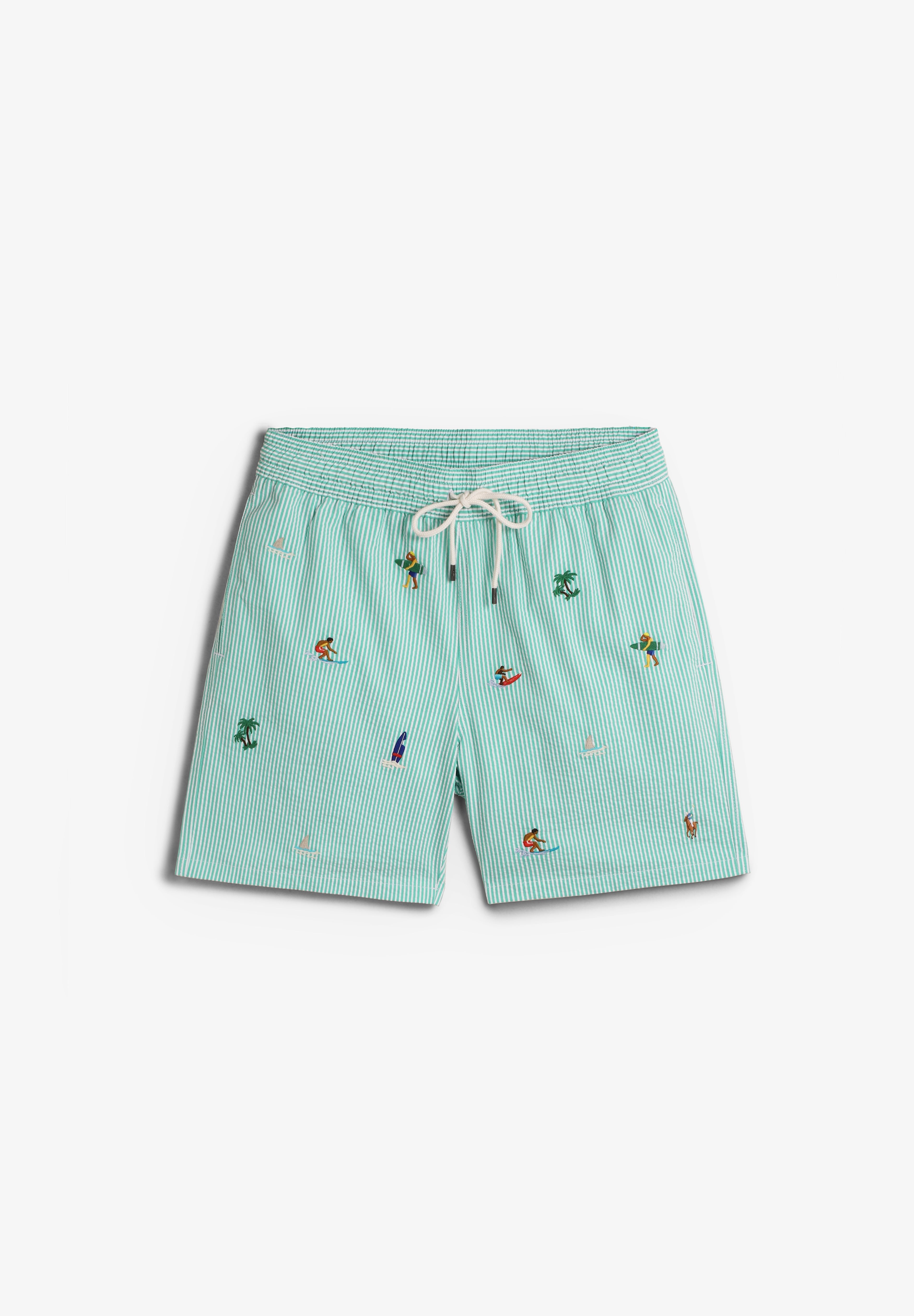POLO RALPH LAUREN | SEERSUCKER-WVN-SWIM BOTTOM