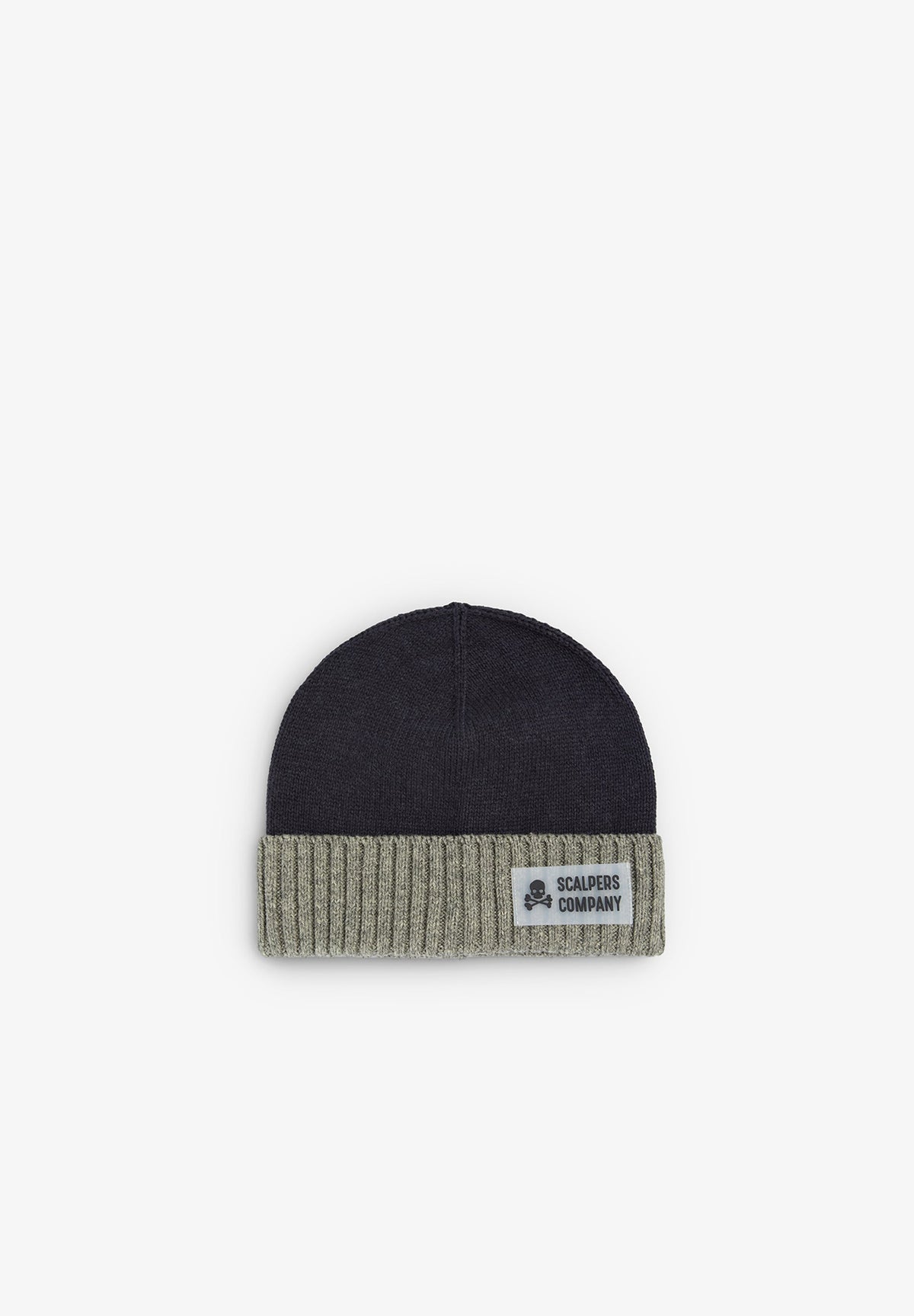 GORRO DE MALHA EM CONTRASTE