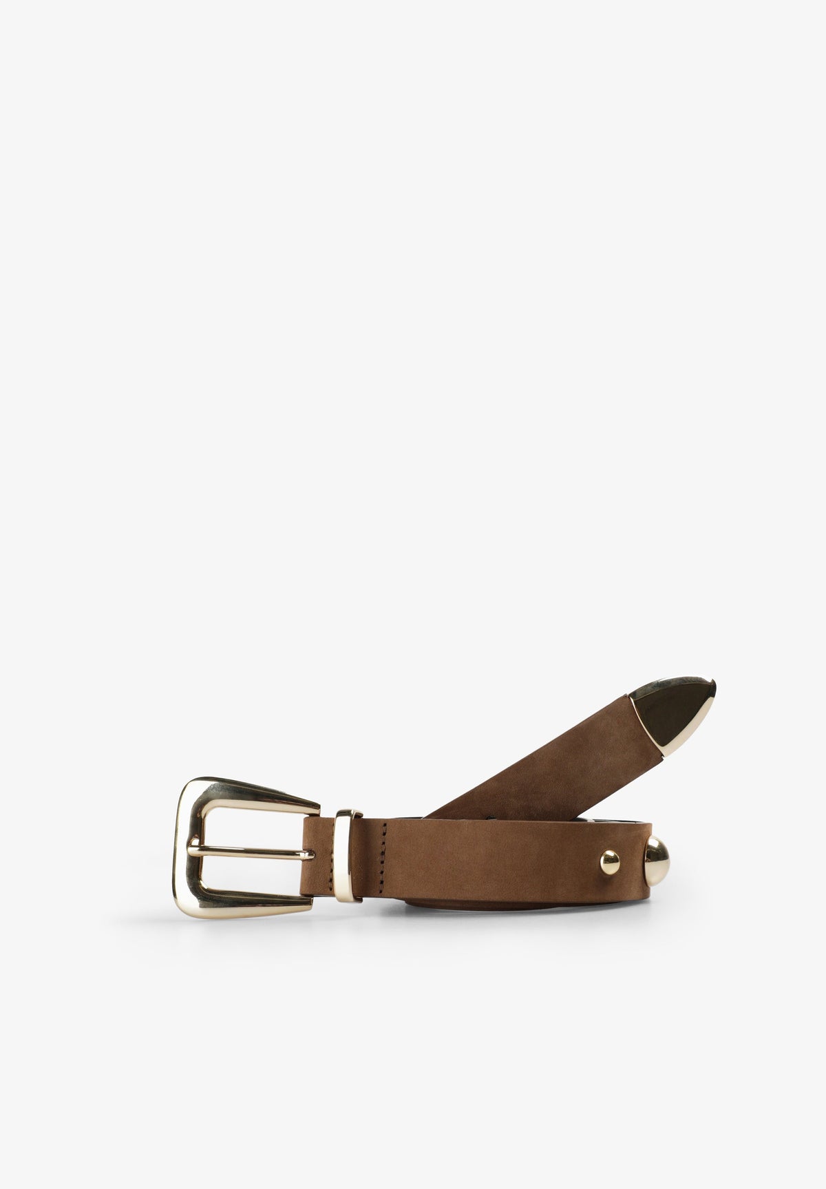 CINTO DE PELE COM TACHAS