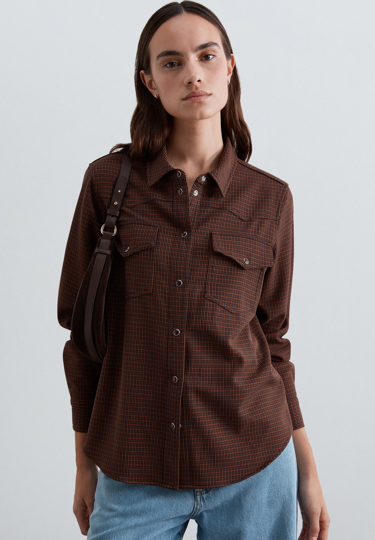 CAMISA XADREZ COM BOLSOS