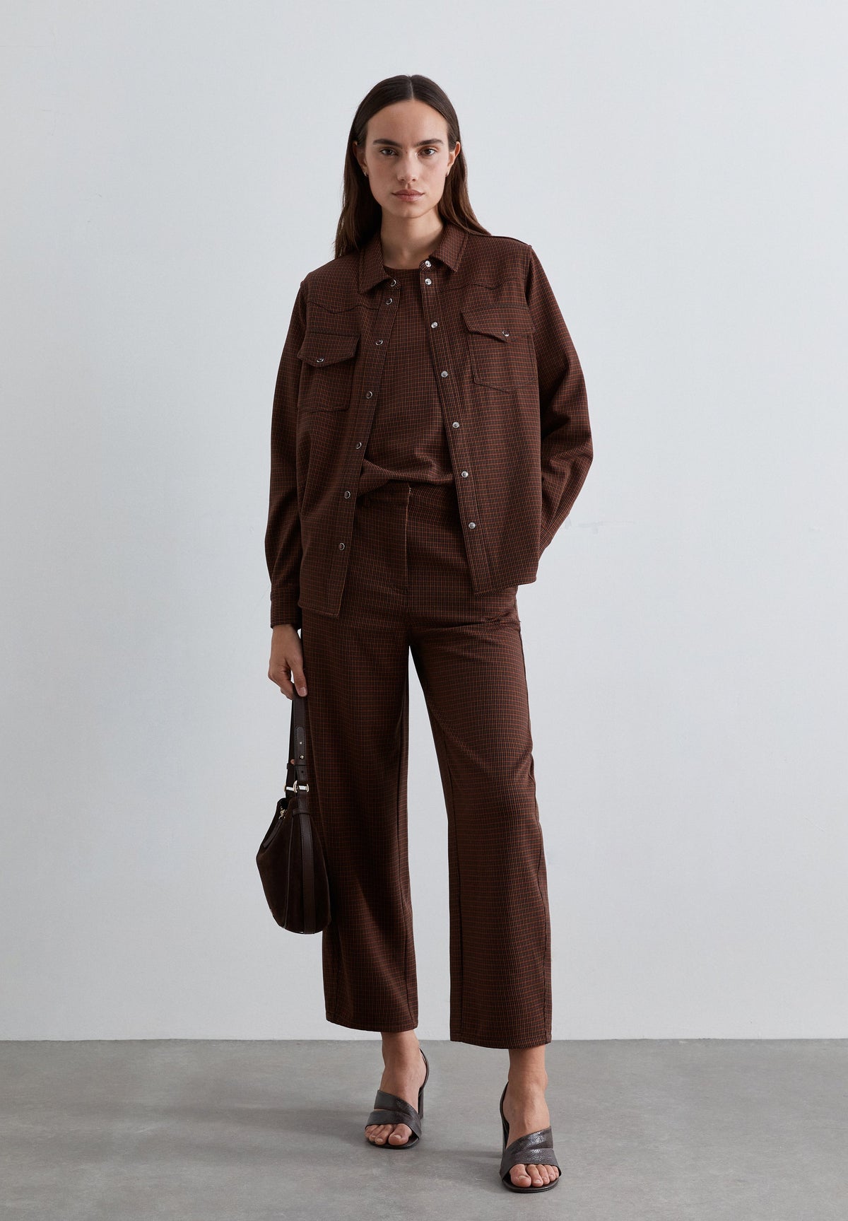 CAMISA XADREZ COM BOLSOS