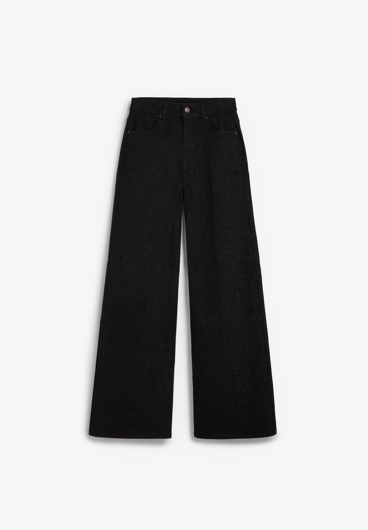 JEANS WIDE LEG COM GLITTER