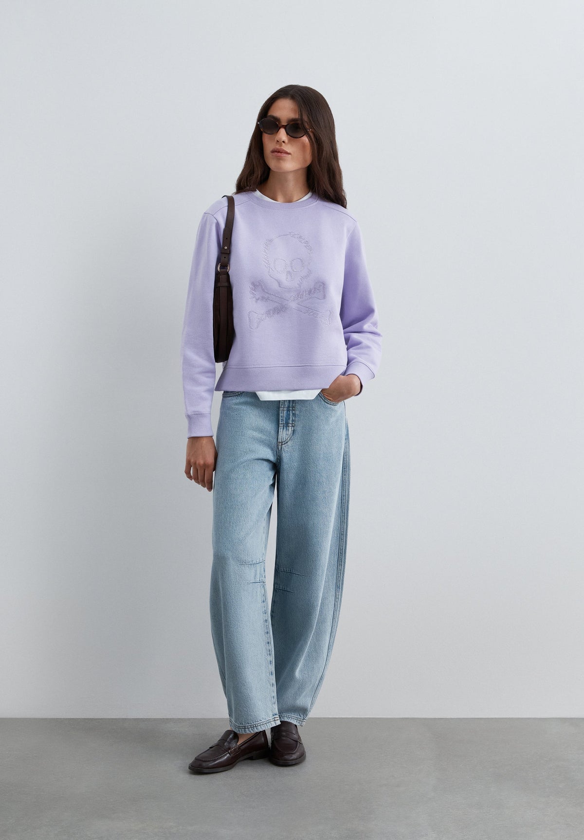 SWEATSHIRT SKULL GLITTER