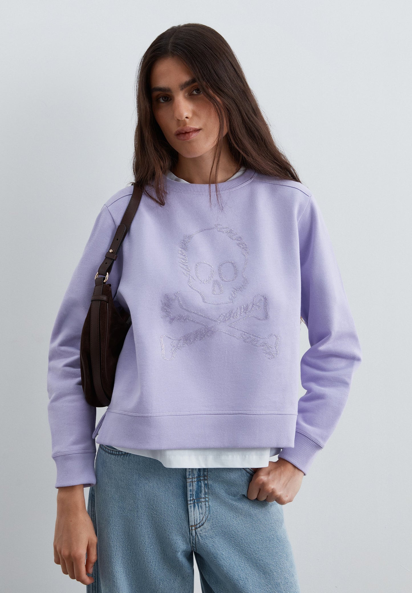 SWEATSHIRT SKULL GLITTER