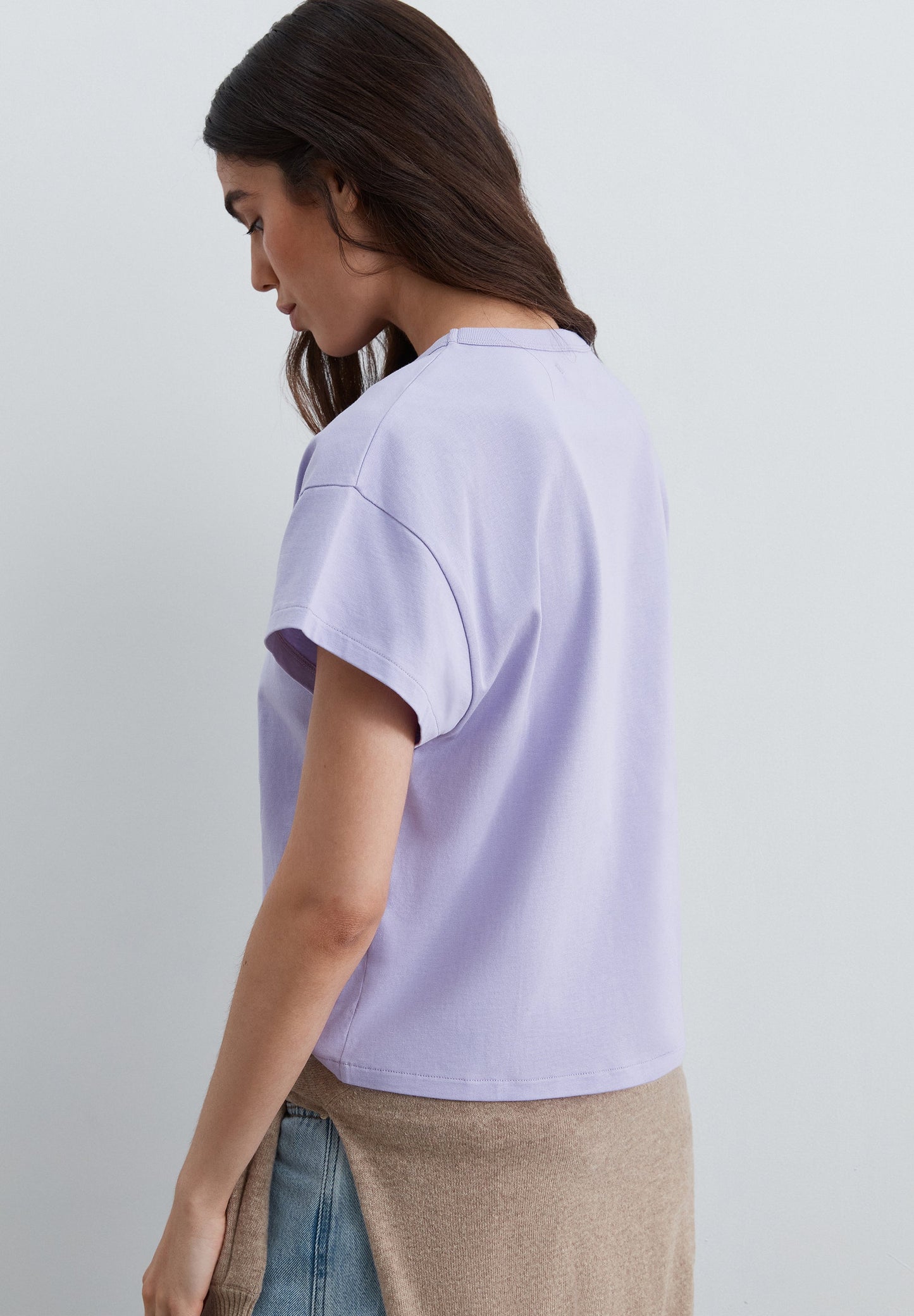 T-SHIRT COM LOGO DE GLITTER