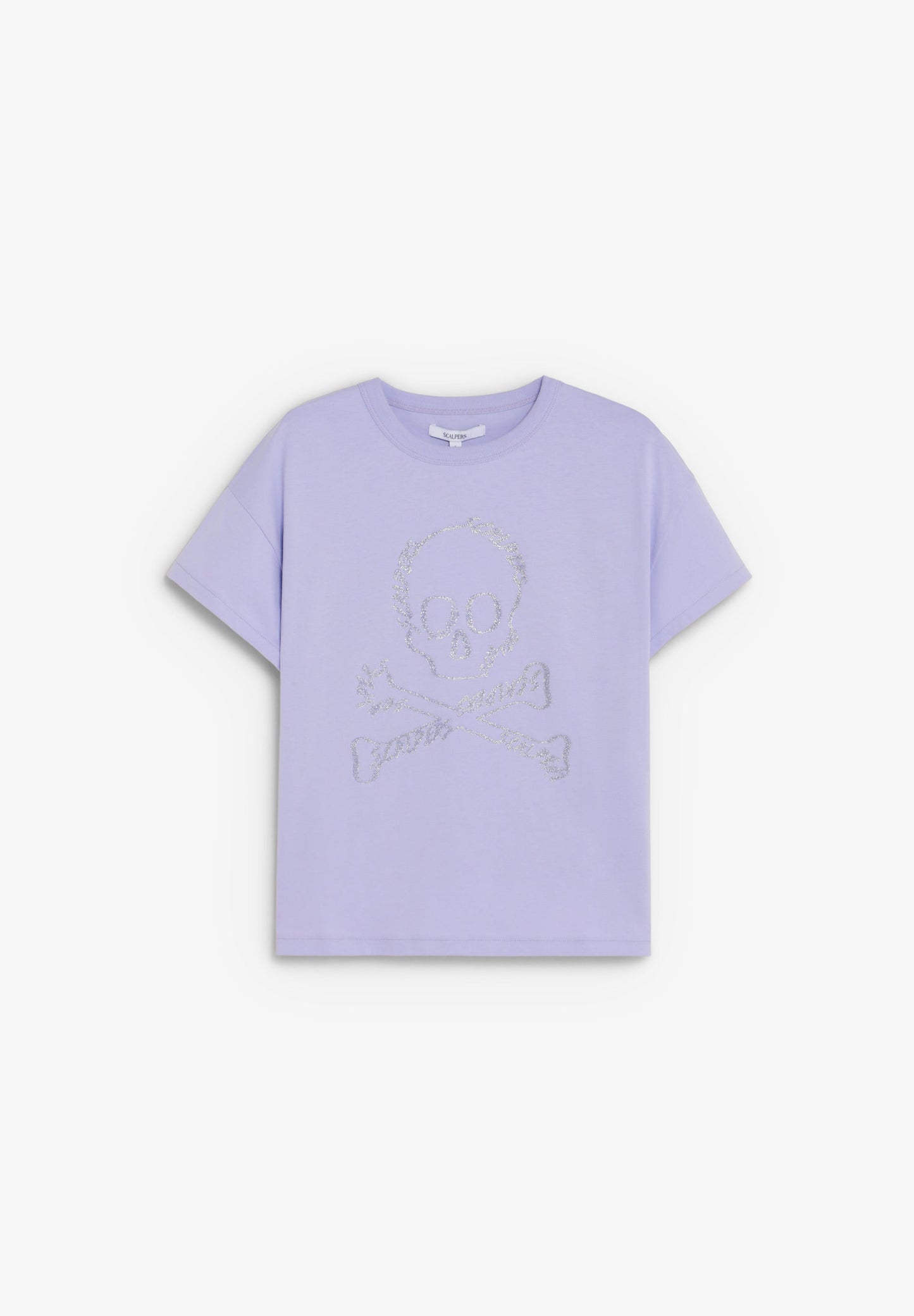 T-SHIRT COM LOGO DE GLITTER