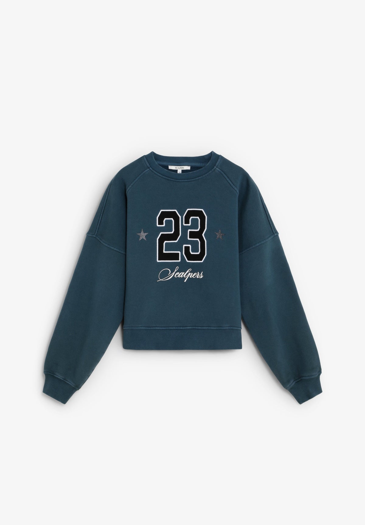 SWEATSHIRT COM REMENDO EM CONTRASTE