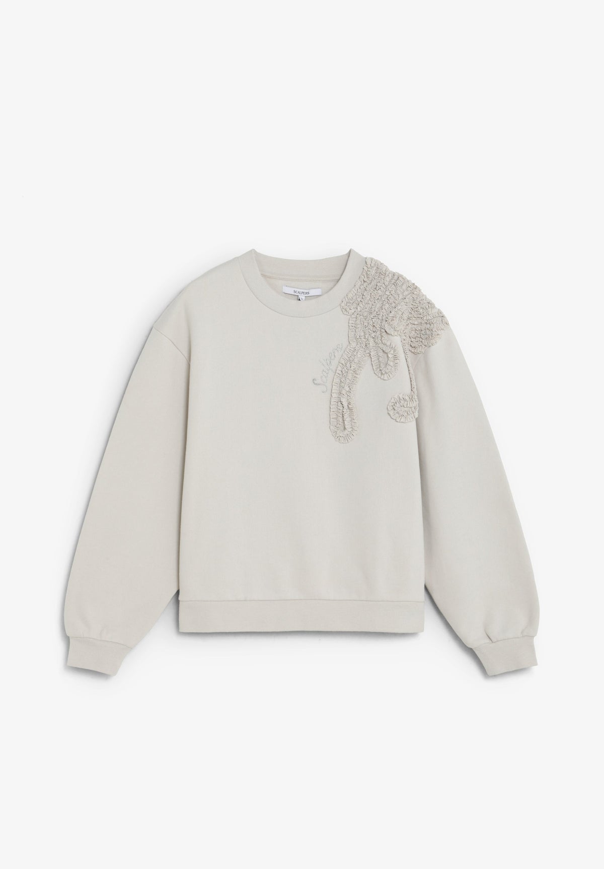 SWEATSHIRT COM PORMENOR NO OMBRO