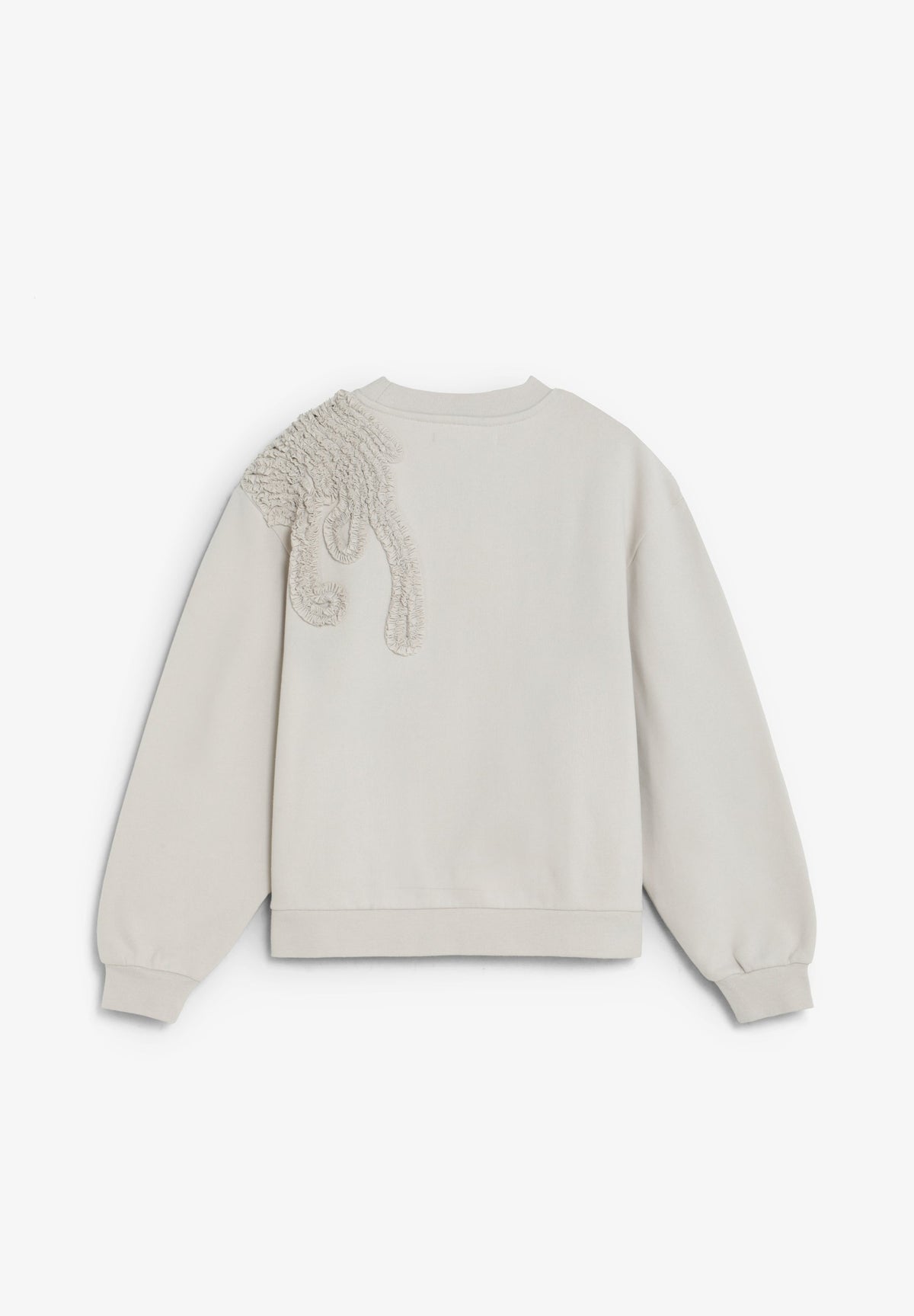 SWEATSHIRT COM PORMENOR NO OMBRO