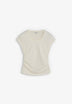 T-SHIRT COM DRAPEADO LATERAL