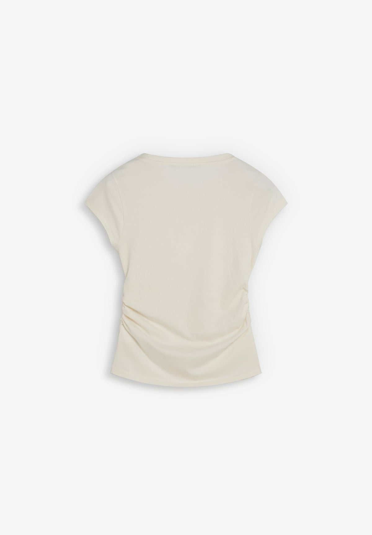 T-SHIRT COM DRAPEADO LATERAL