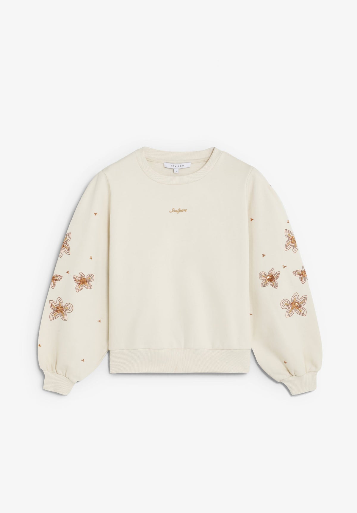 SWEATSHIRT COM BORDADOS FLORAIS