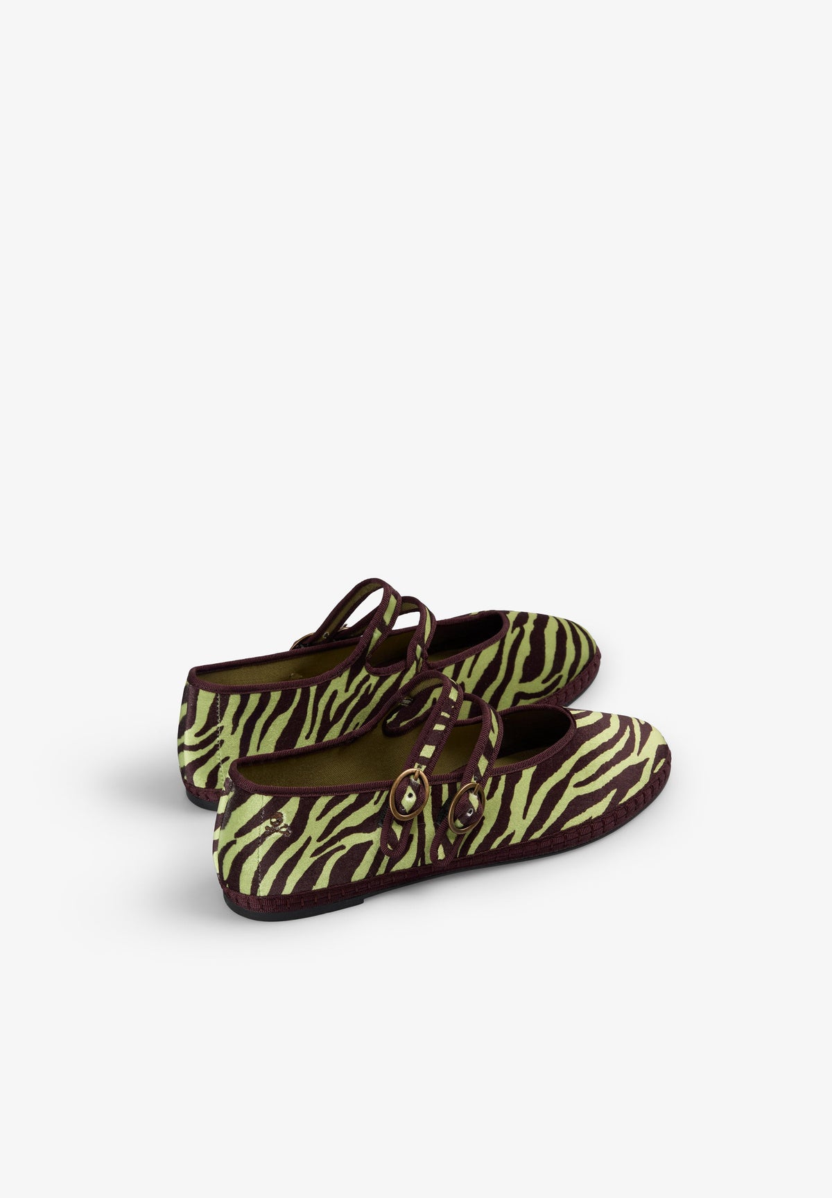 SABRINAS DE VELUDO COM ESTAMPADO ANIMAL