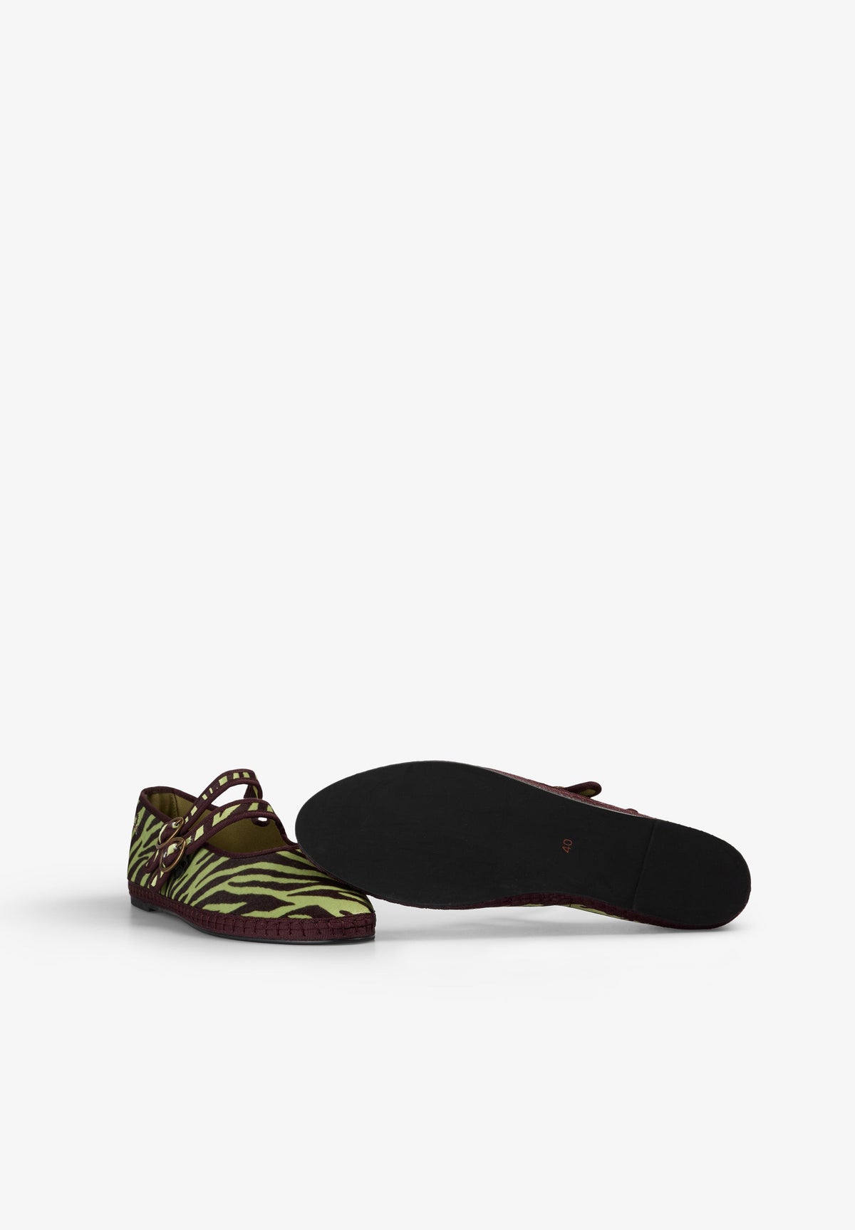 SABRINAS DE VELUDO COM ESTAMPADO ANIMAL