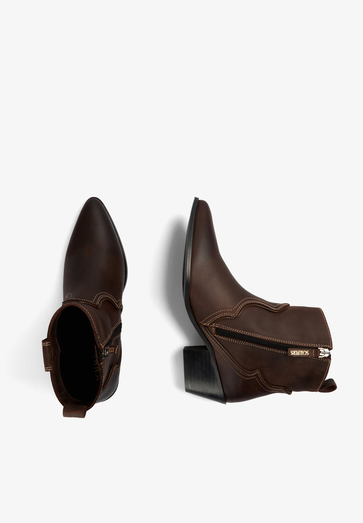 BOTAS BAIXAS COWBOY EM PELE
