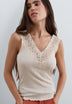 SCV LACE TANKE TEE