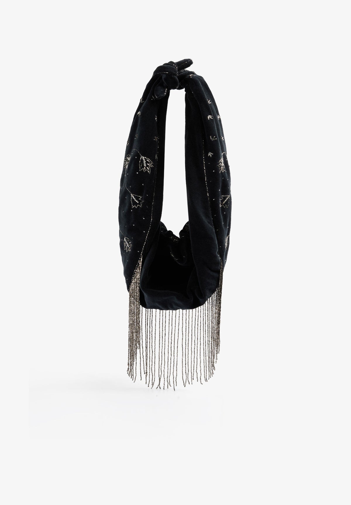SCPARVELVETFRINGES BAG