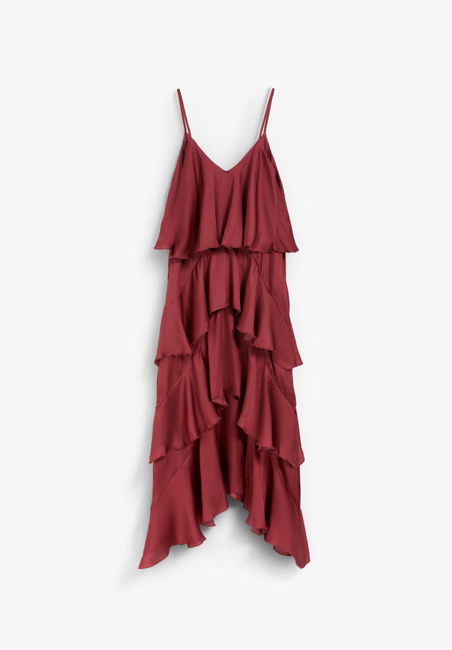 VESTIDO LINGERIE COM FOLHOS