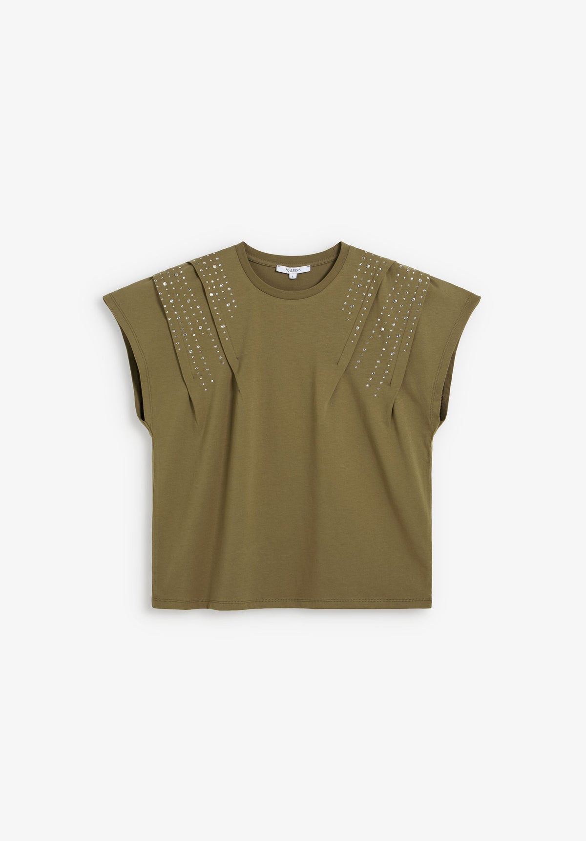 T-SHIRT COM DARTS E TACHAS