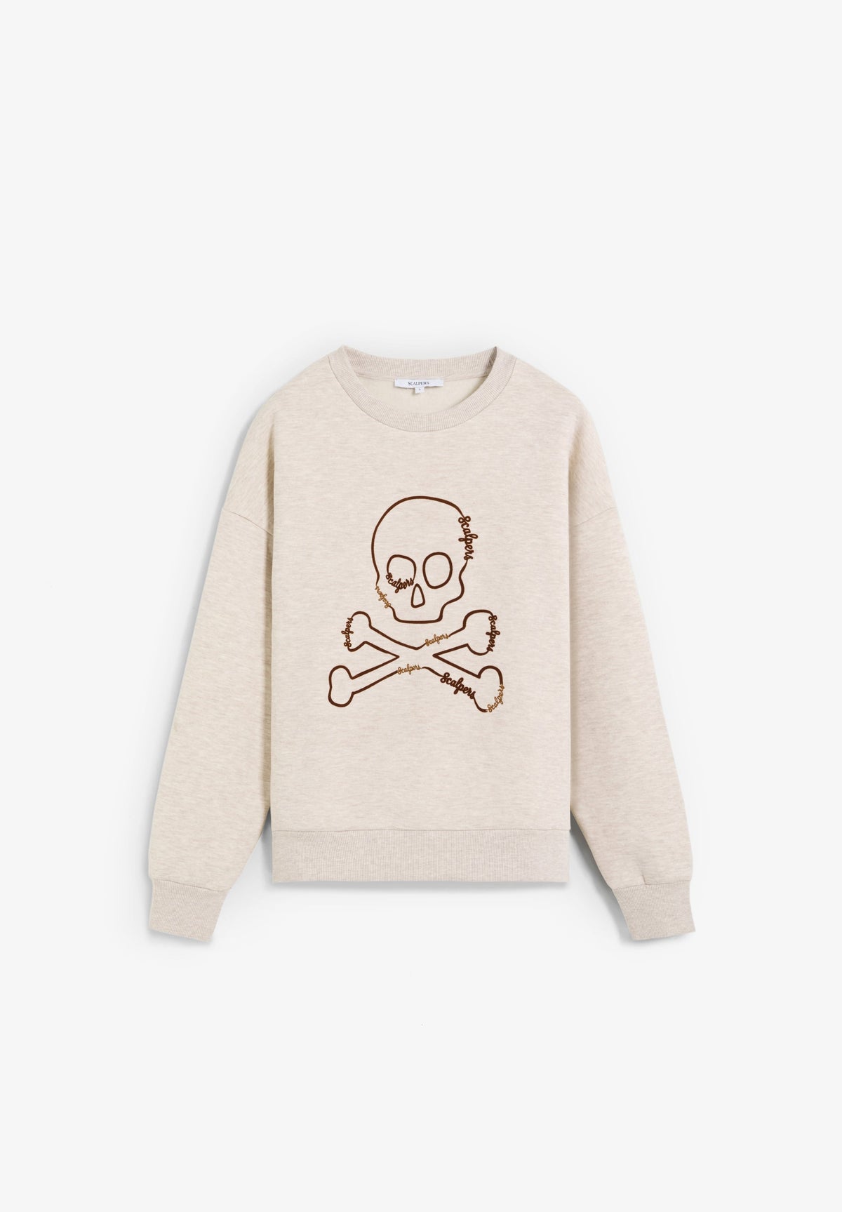 SWEATSHIRT COM PADRÃO DE SKULL