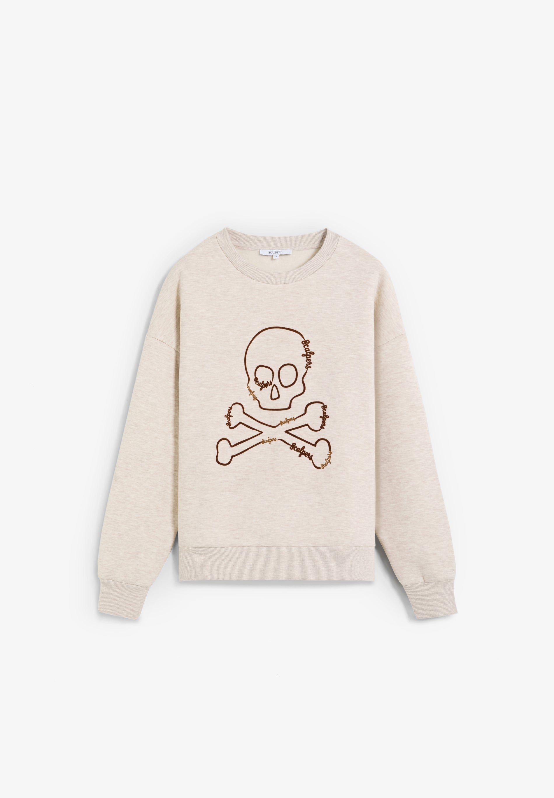 SWEATSHIRT COM PADRÃO DE SKULL