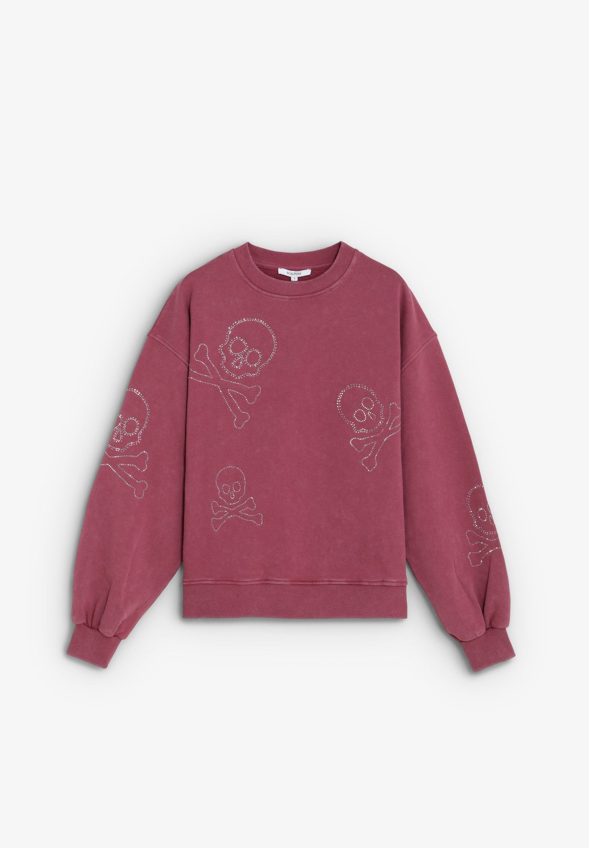 SWEATSHIRT COM SKULLS EM STRASS