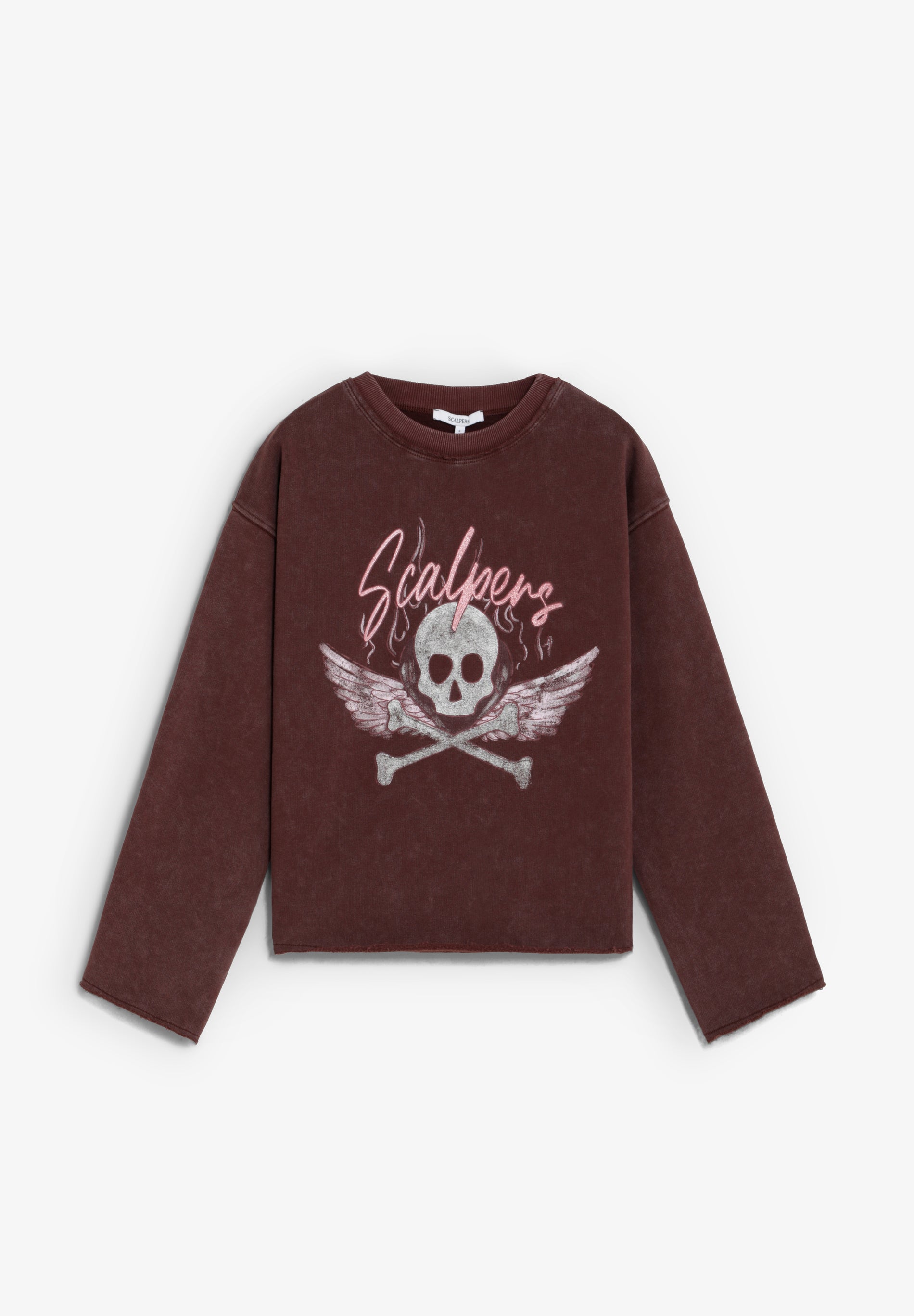SWEATSHIRT DESBOTADA COM PADRÃO