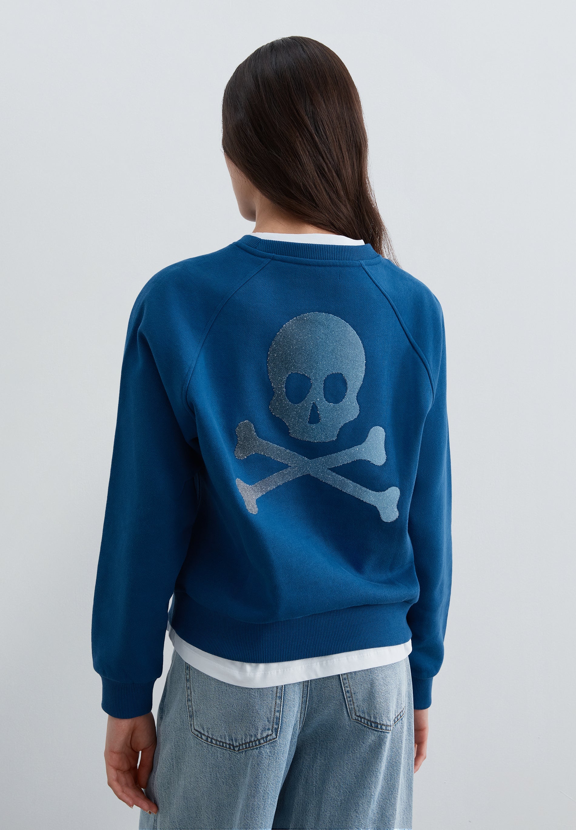 SWEATSHIRT PADRÃO TRASEIRO COM GLITTER