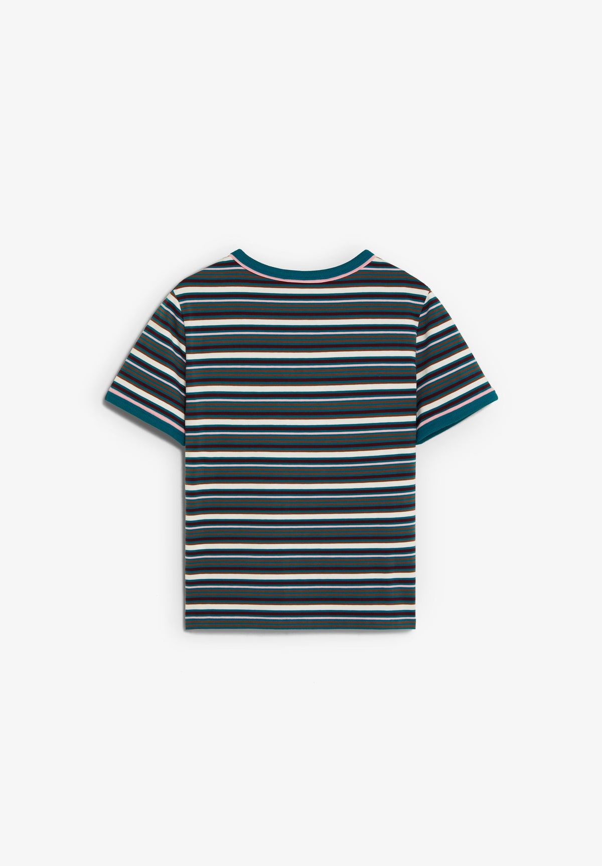 T-SHIRT ÀS RISCAS MULTICOLOR