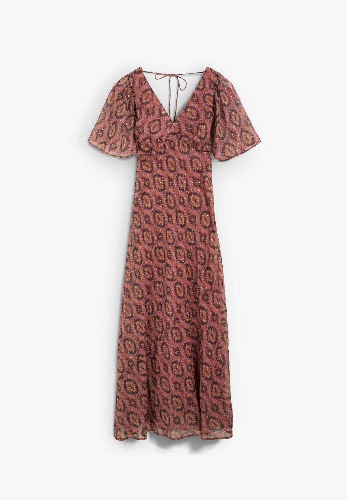 VESTIDO FLUIDO COM PADRÃO