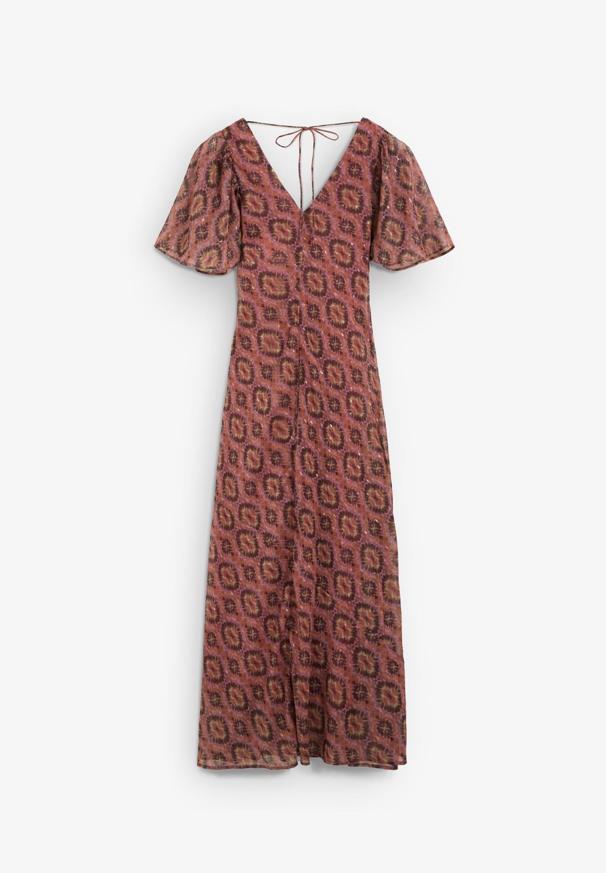 VESTIDO FLUIDO COM PADRÃO