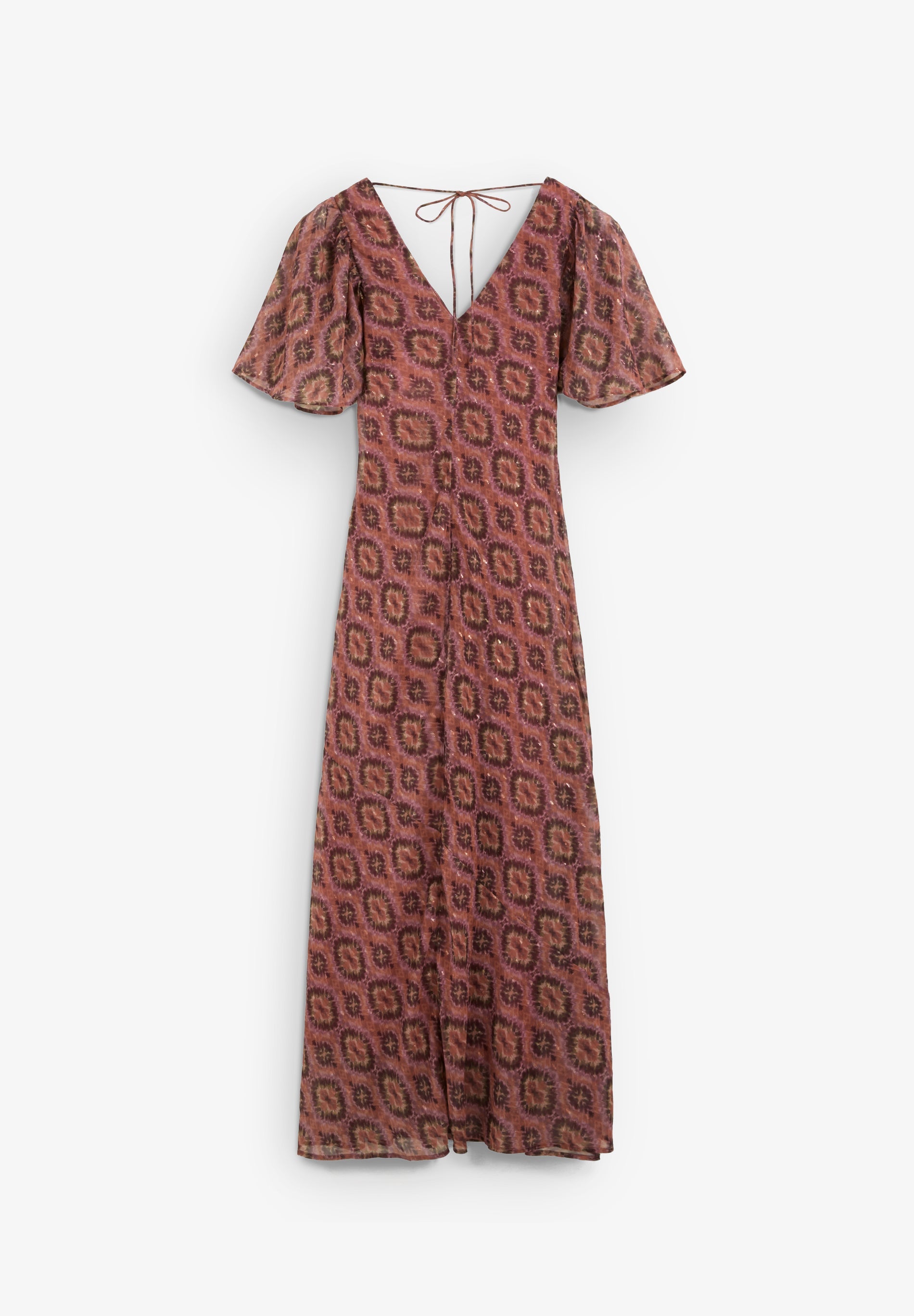 VESTIDO FLUIDO COM PADRÃO