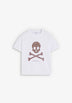 T-SHIRT COM SKULL PAISLEY