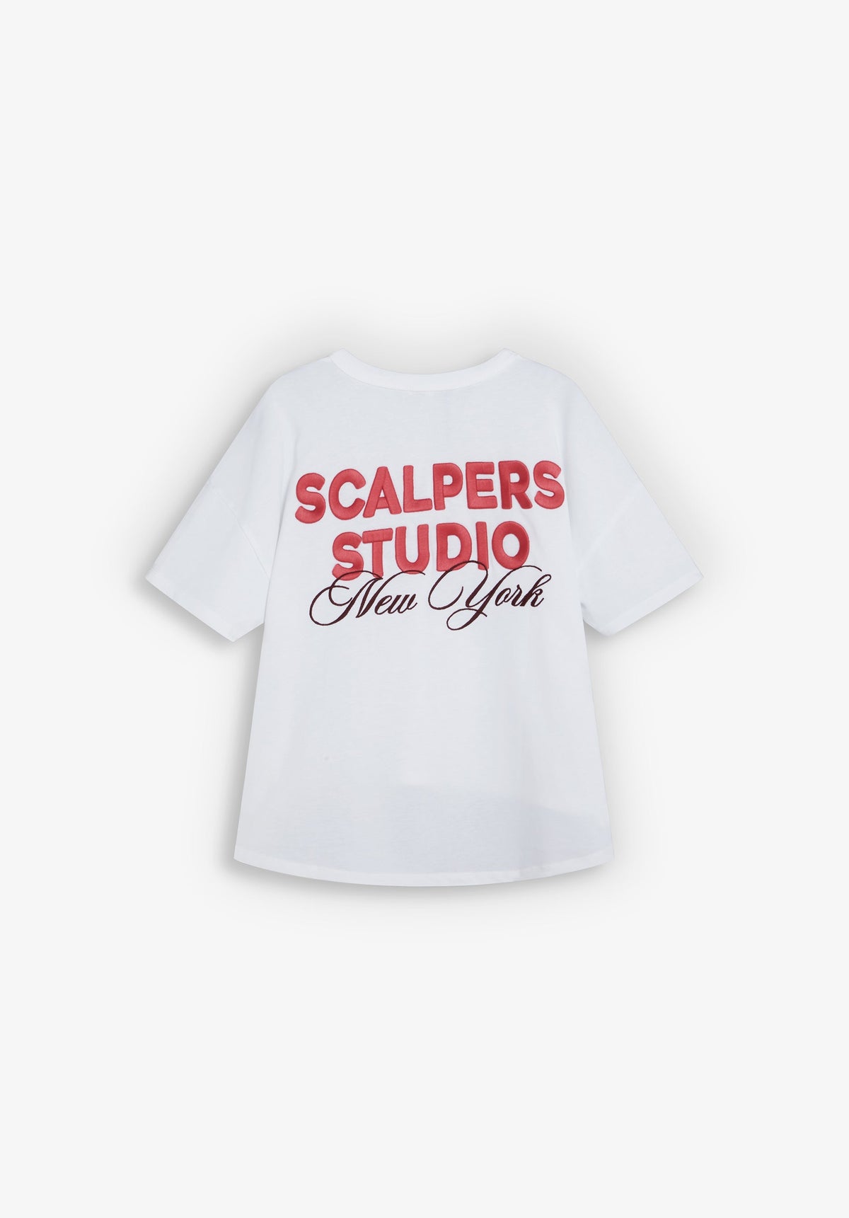 T-SHIRT COM LOGÓTIPO BORDADO