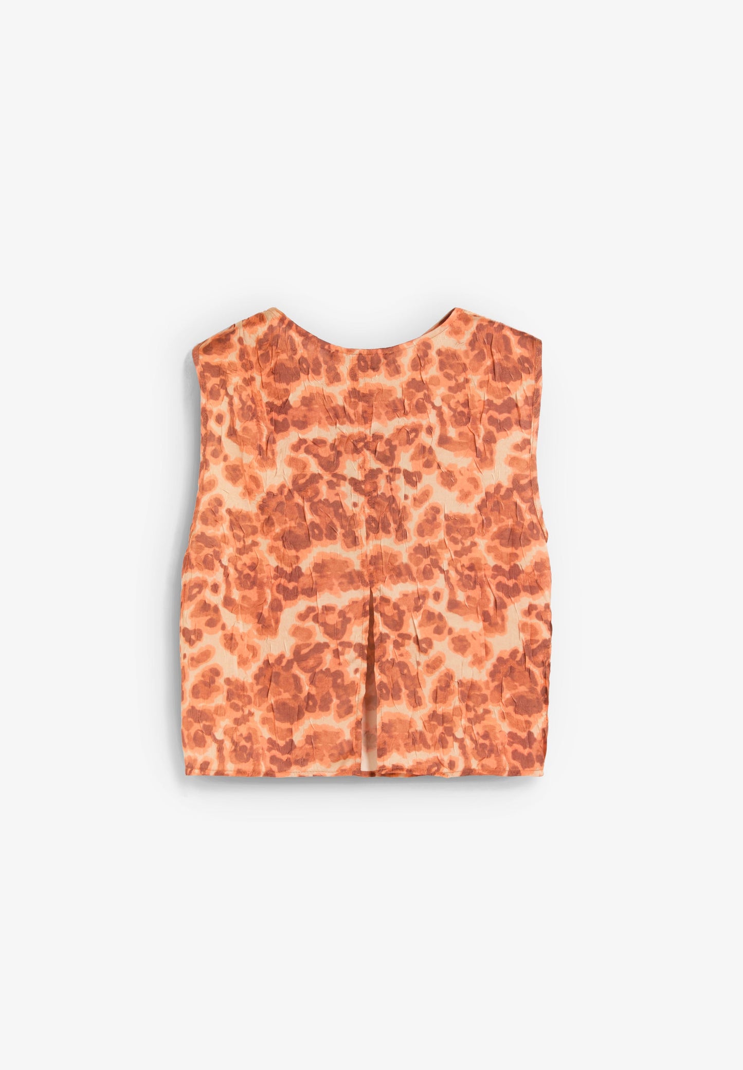 TOP DRAPEADO ESTAMPADO ANIMAL