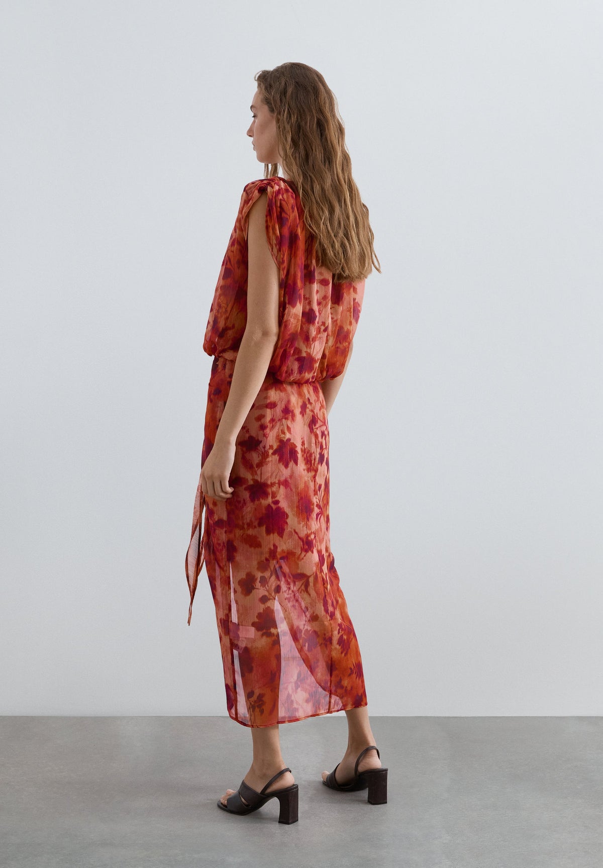 SAIA MIDI PADRÃO FLORAL