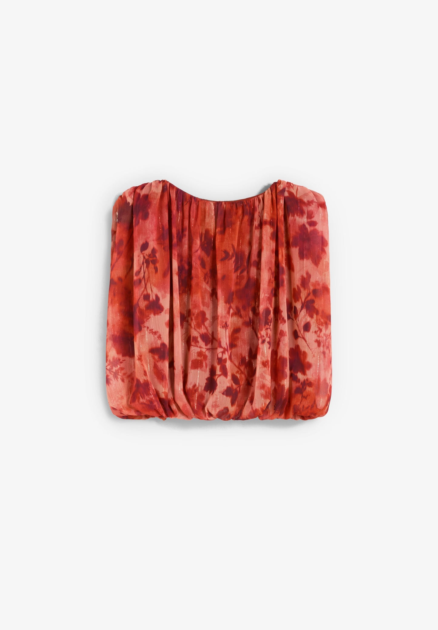TOP FRANZIDO PADRÃO FLORAL