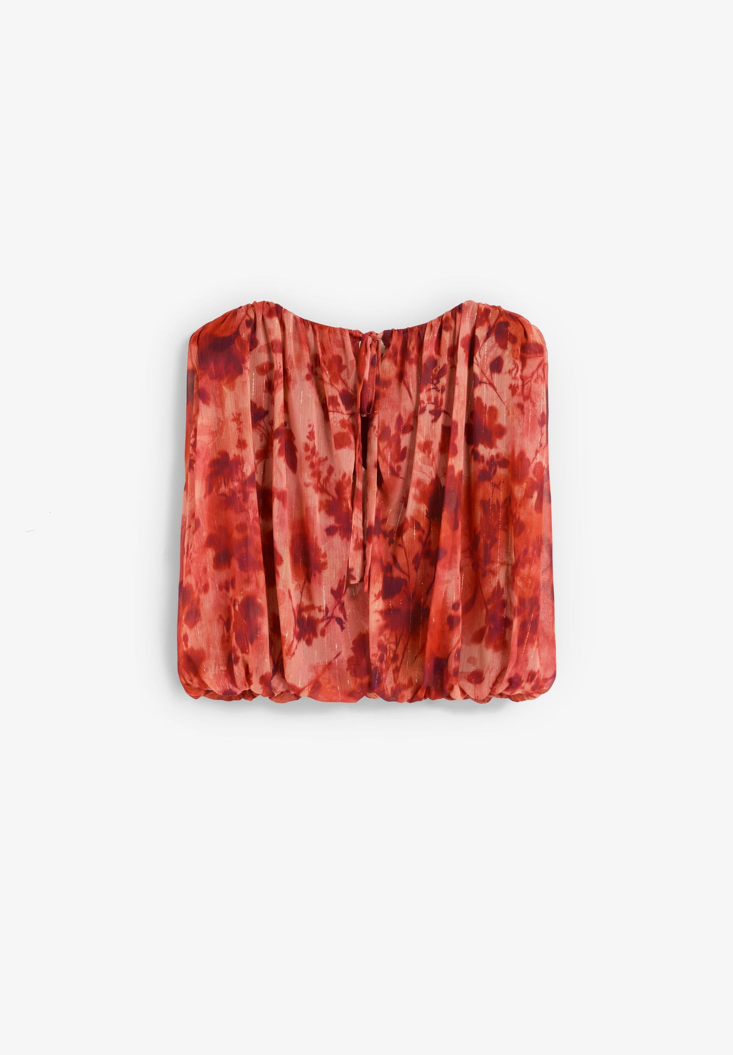 TOP FRANZIDO PADRÃO FLORAL