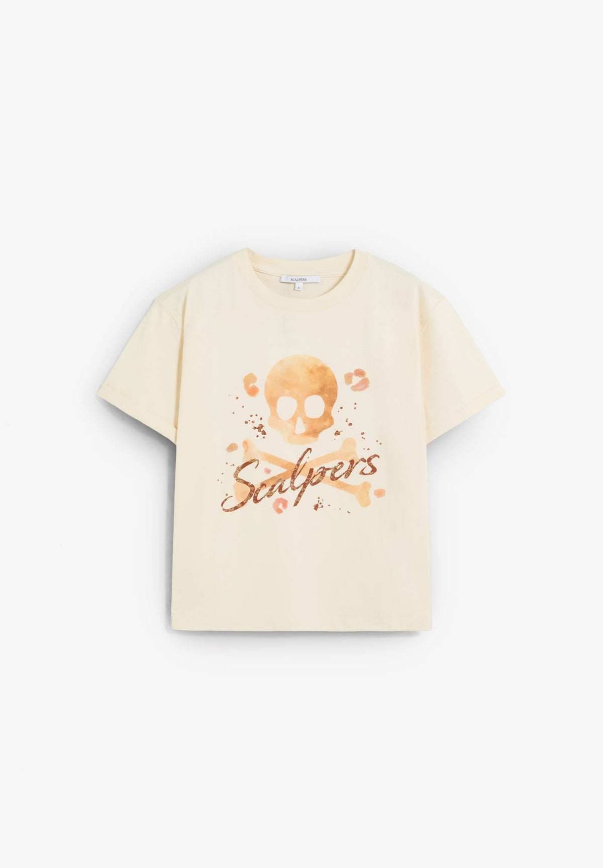 T-SHIRT COM PADRÃO À FRENTE