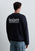 SWEATSHIRT COM LOGÓTIPO ATRÁS BORDADO