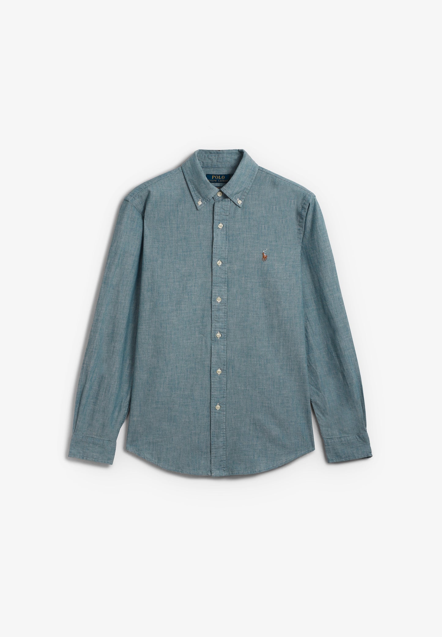 POLO RALPH LAUREN | CHAMBRAY-CUBDPPCS-LONG SLEEVE-SPORT SHIRT