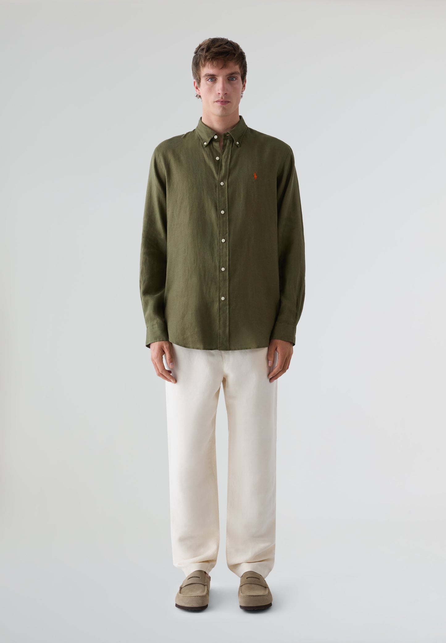 POLO RALPH LAUREN | PD LINEN V1-CLADY1PKPPSS SPORT SHIRT