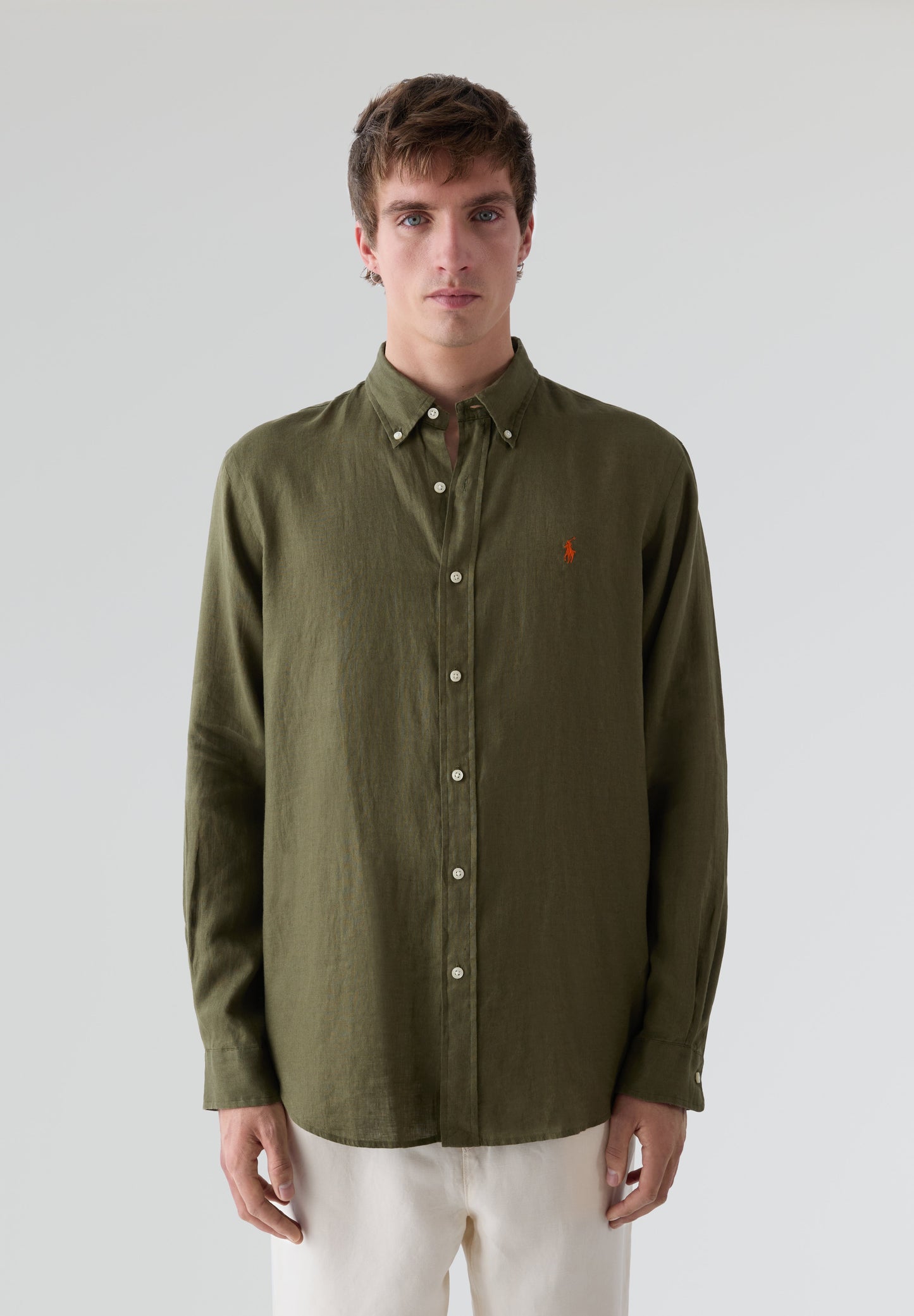 POLO RALPH LAUREN | PD LINEN V1-CLADY1PKPPSS SPORT SHIRT