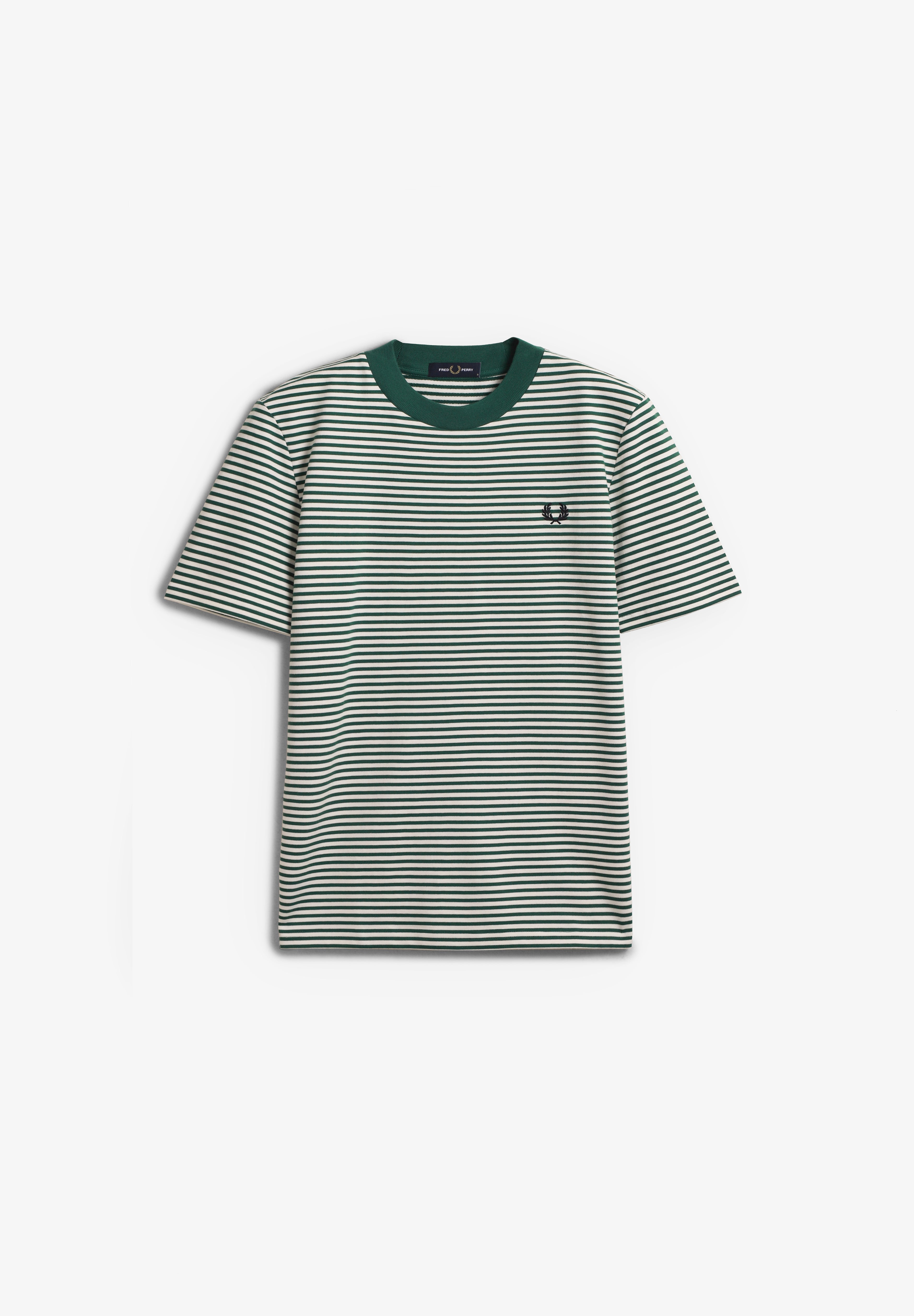 FRED PERRY | FINE STRIPE HEAVY WEIGHT TEE