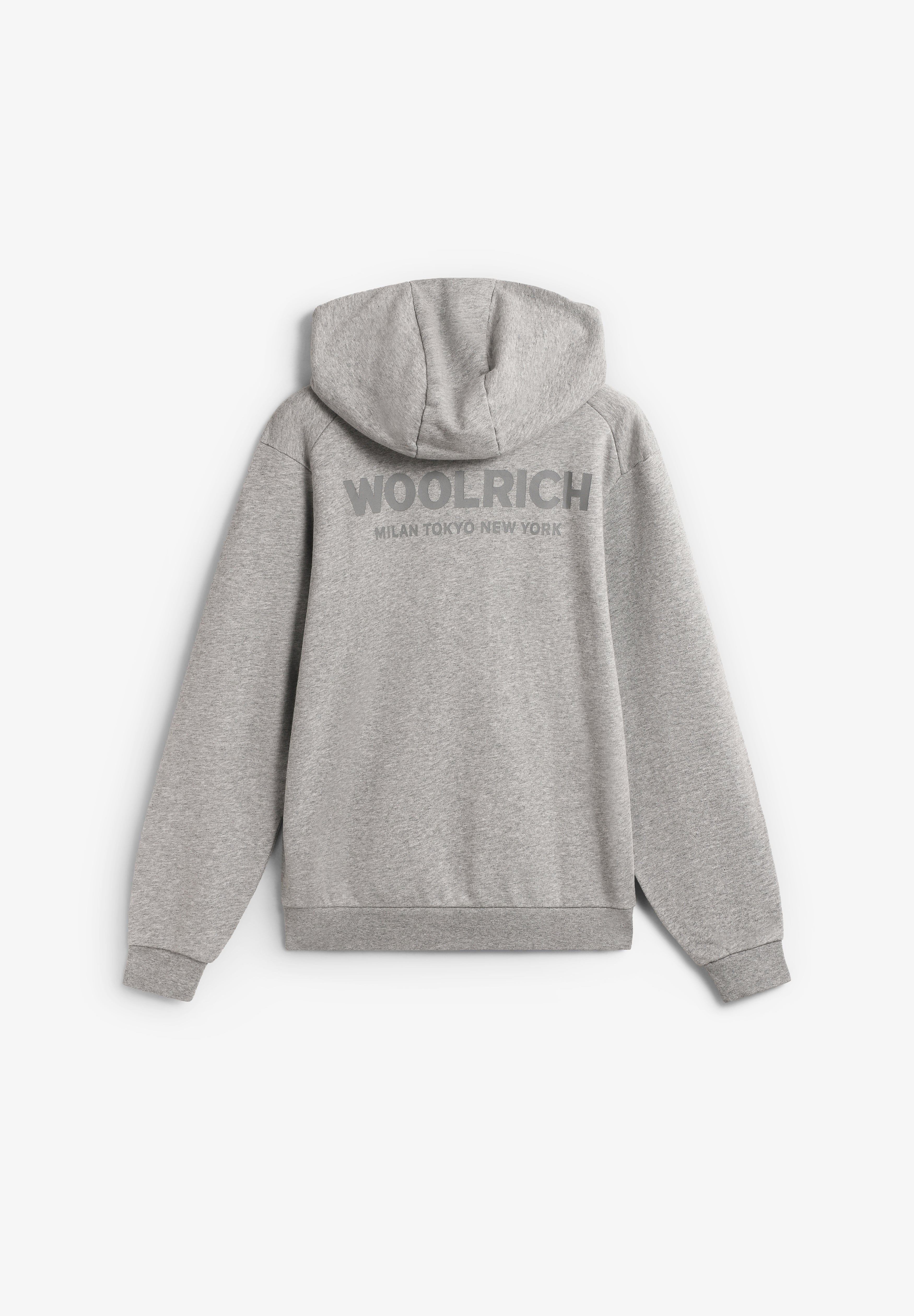 WOOLRICH | MACRO LOGO HOODIE