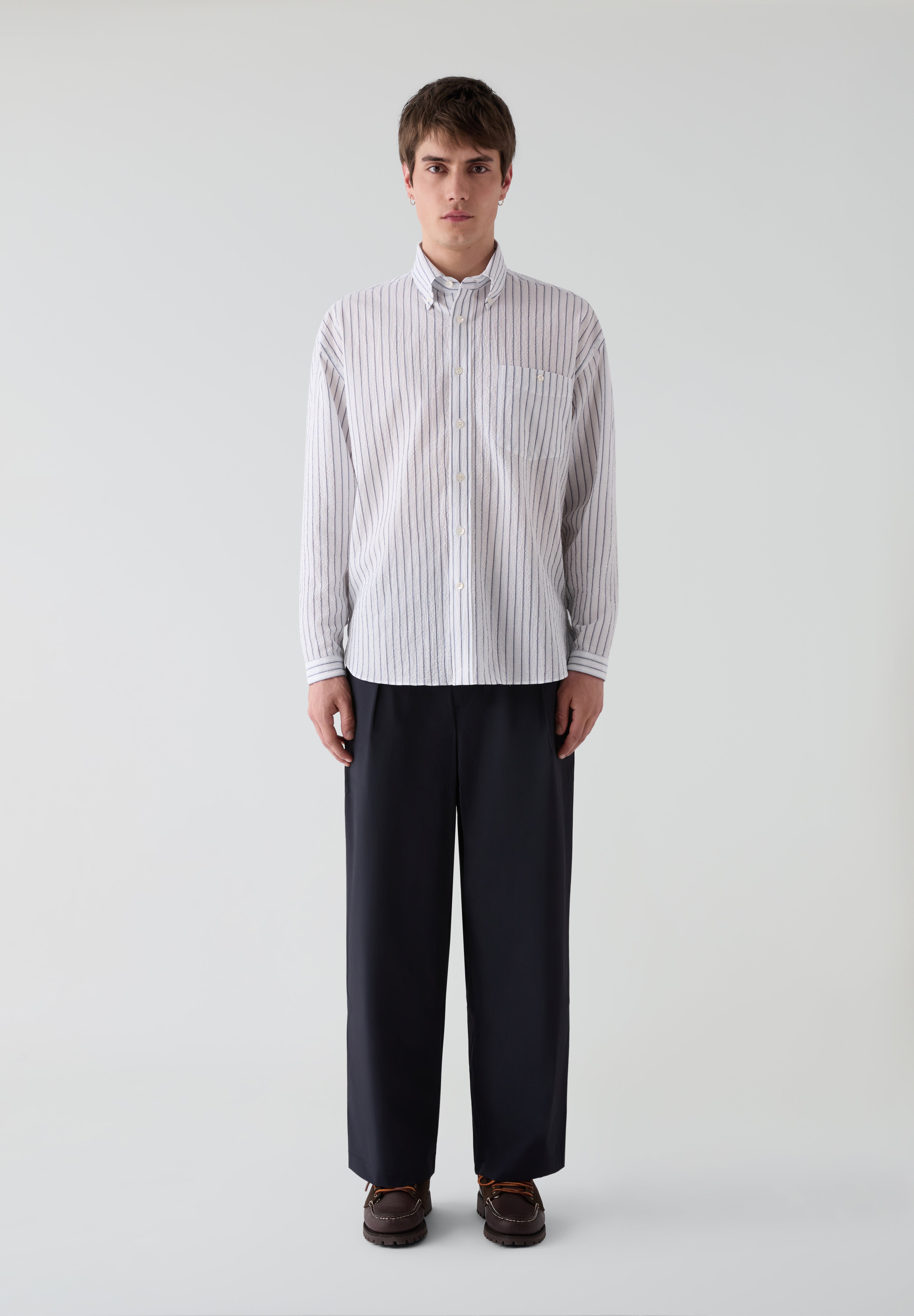 UNFEIGNED | CAMISA BAGGY SEERSUCKER