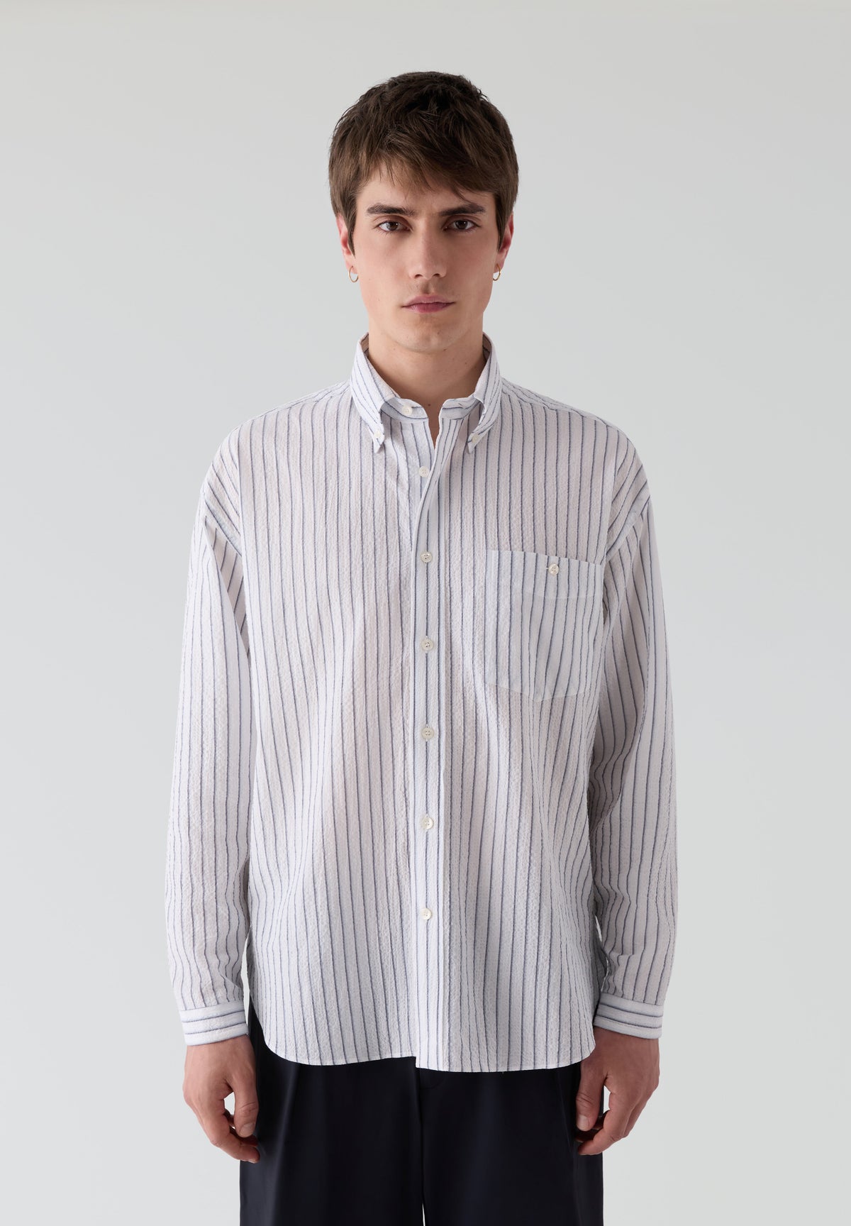 UNFEIGNED | CAMISA BAGGY SEERSUCKER