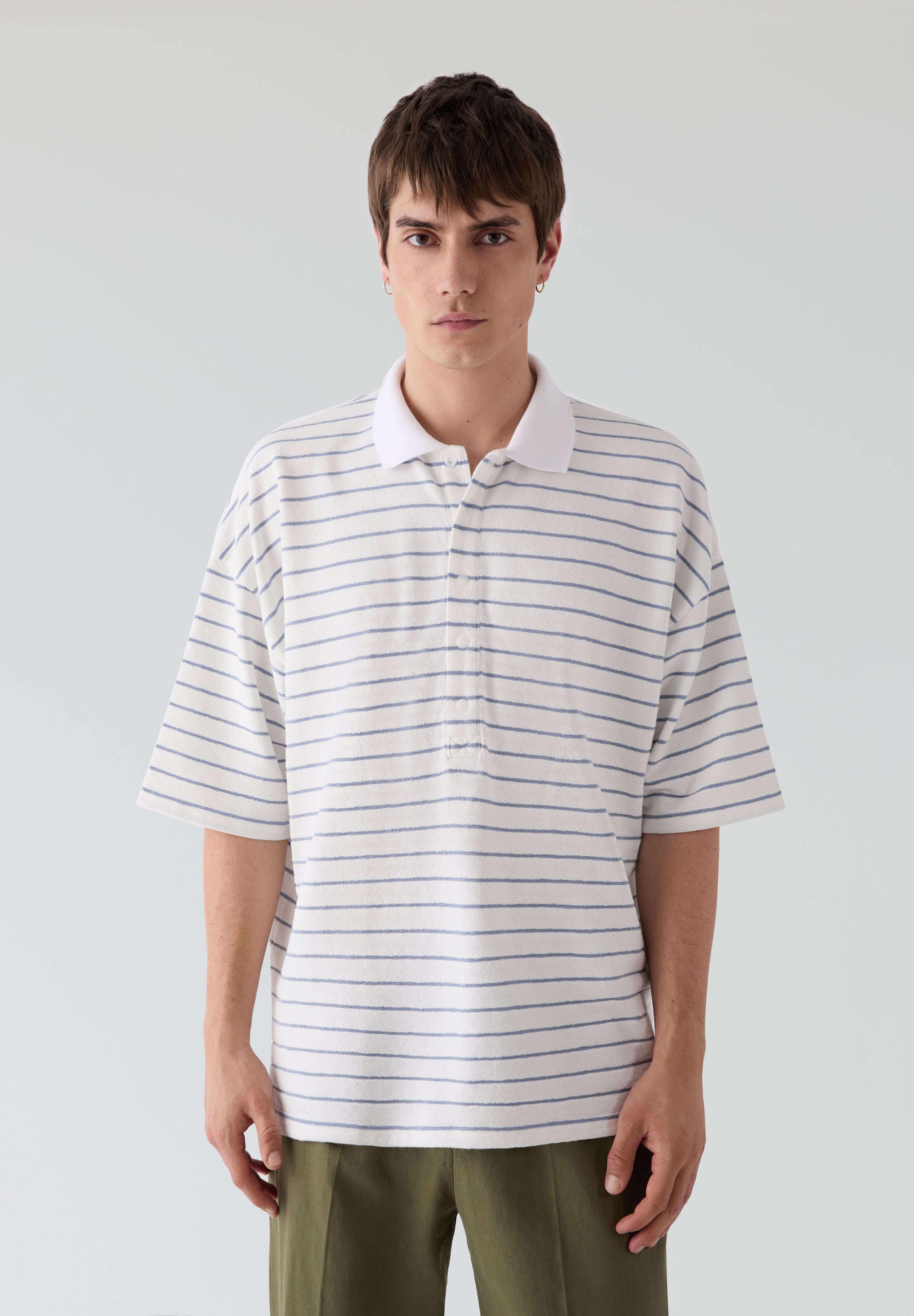 UNFEIGNED | CAMISA POLO OVERSIZED TERRY