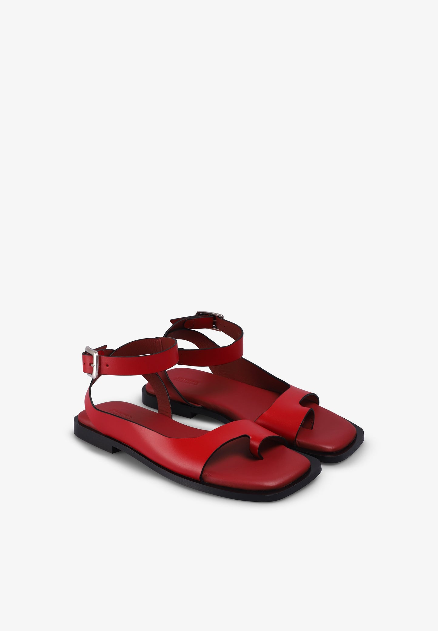 ALOHAS | TEBAS RED  SANDALS