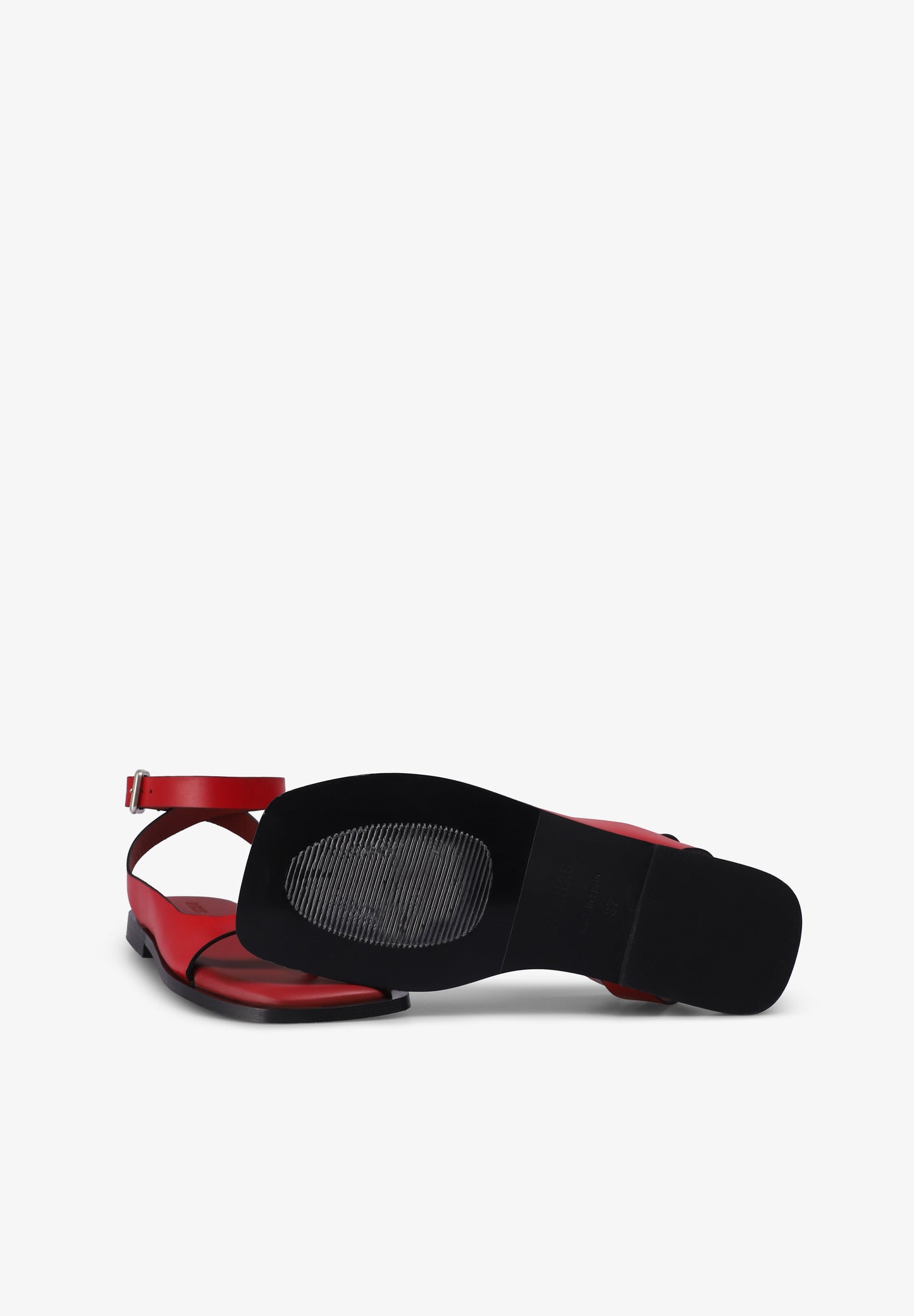 ALOHAS | TEBAS RED  SANDALS